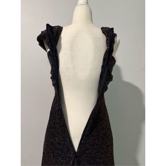 Talbot Runhof tokara stardust off the shoulder knit multidimensional multi color - Picture 13 of 16